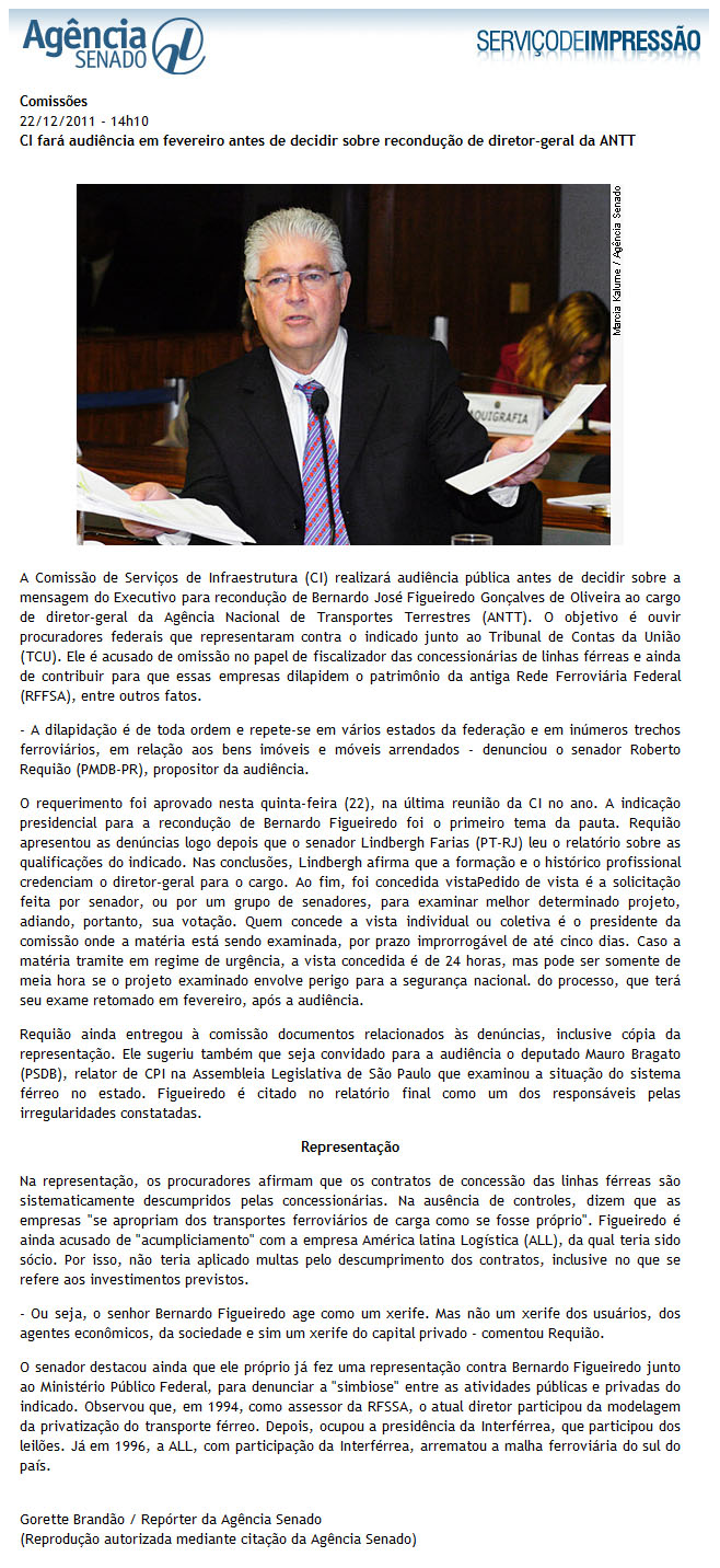 agencia senado - 22 12 11