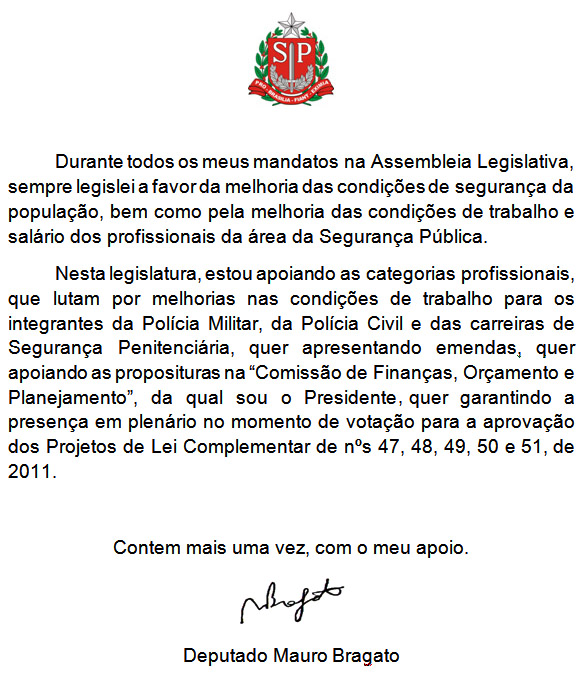 apoio a policiais - 28 09 11