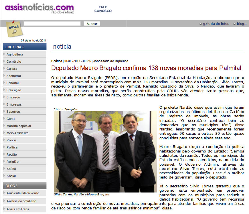 assis noticias - 06 06 11 - palmital