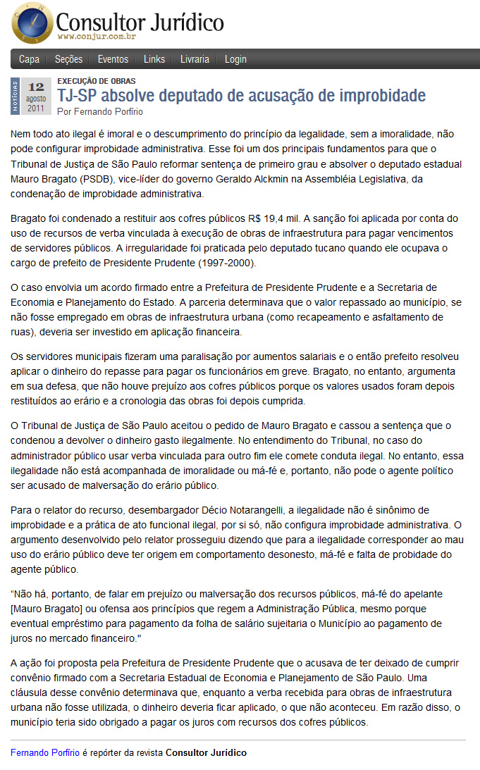 consultor juridico - 12 08 11