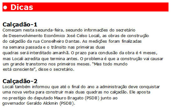 debate - 03 07 11 - dicas