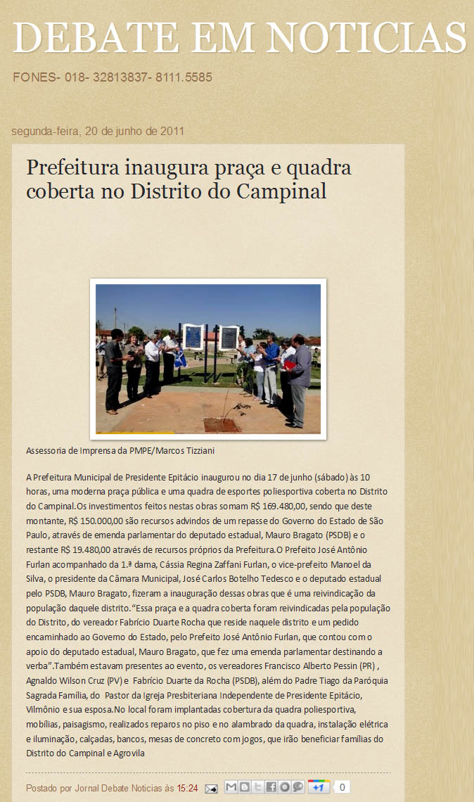 debate em noticias - 20 06 11 - campinal
