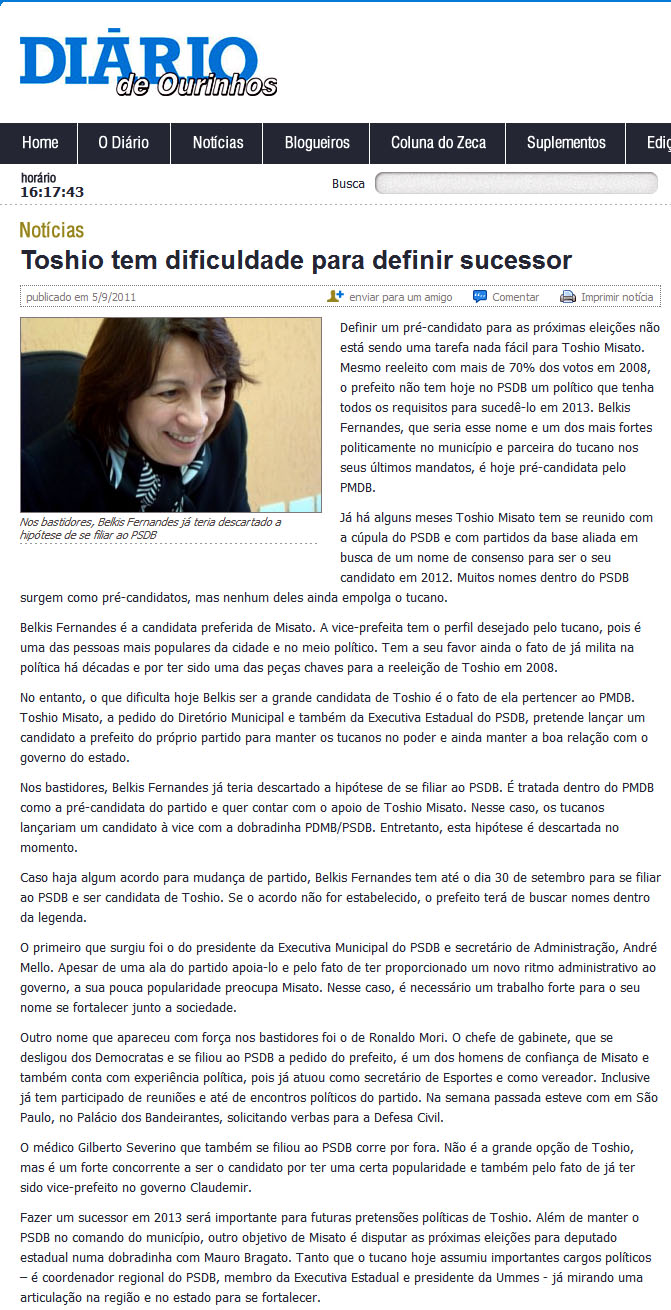 diario de ourinhos - 05 09 11