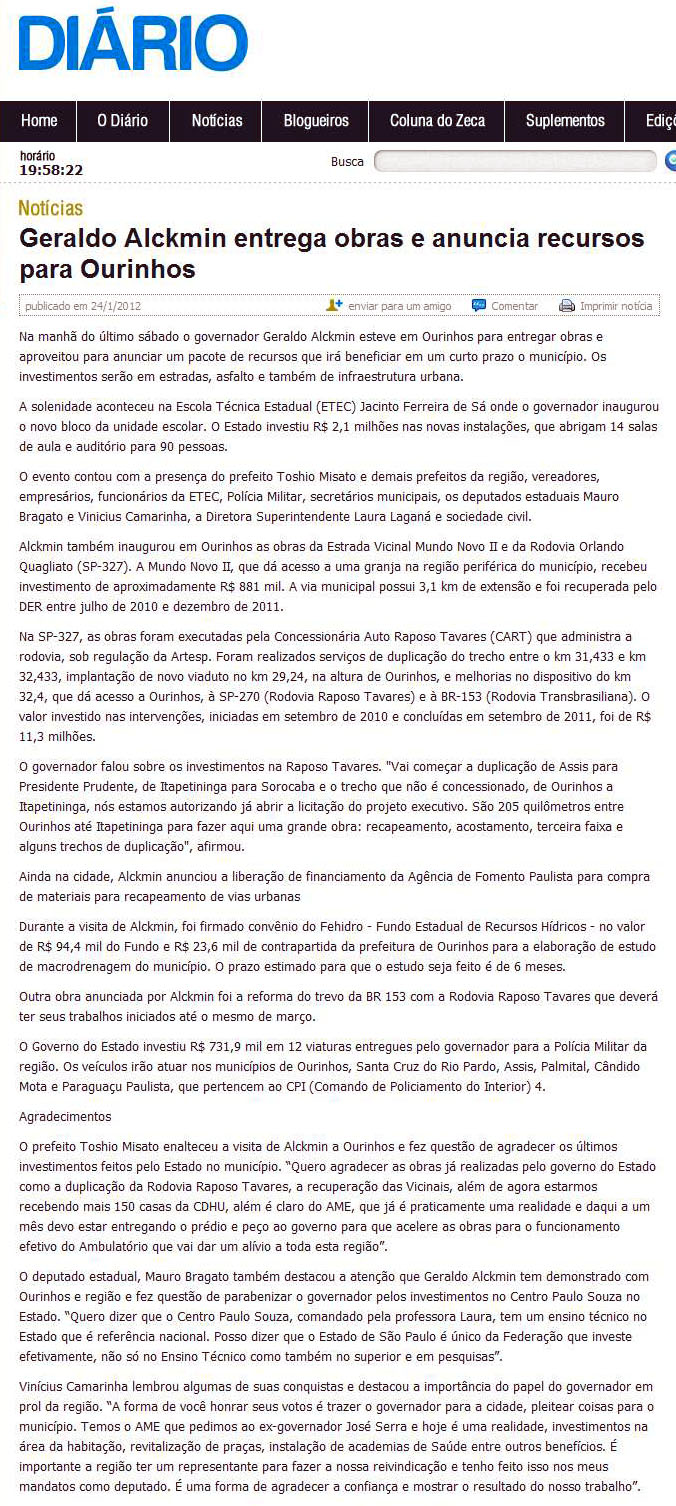diario de ourinhos - 24 01 12