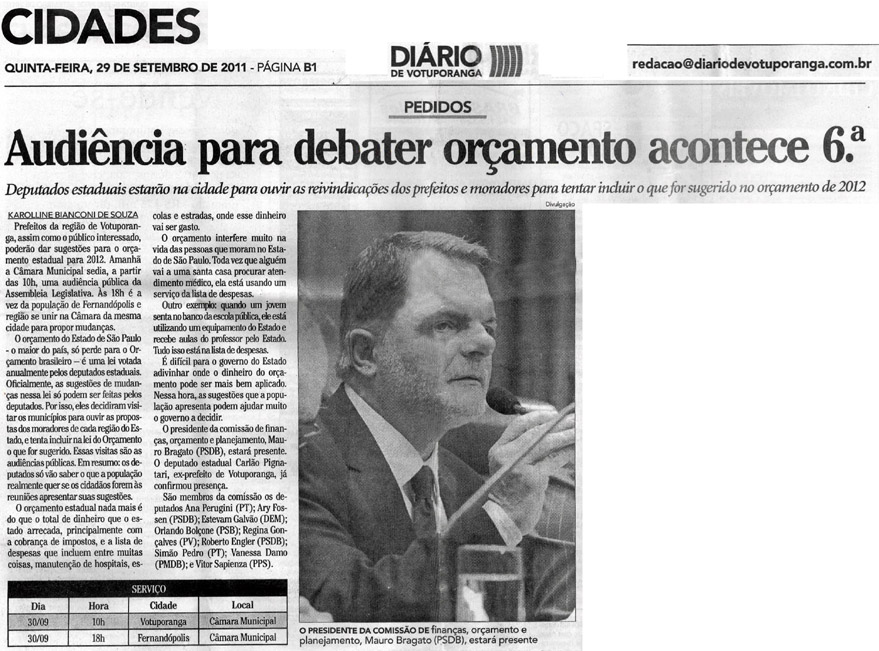 diario de votuporanga - 29 09 11