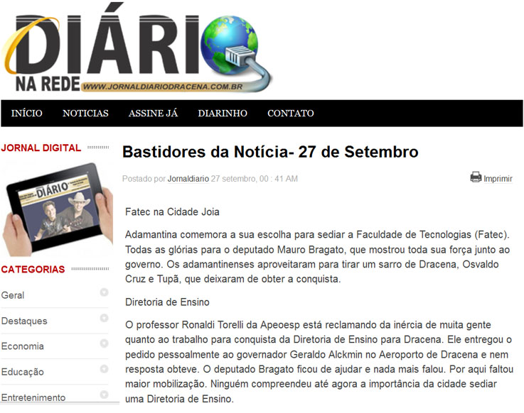 diario dracena - 27 09 11