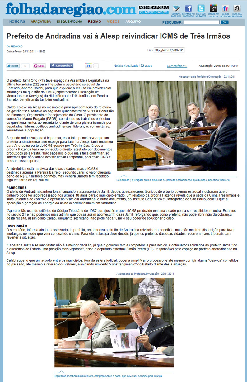 folha da regiao - 24 11 11