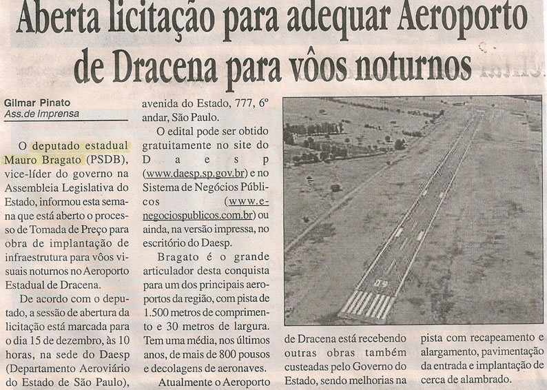folha regional - 03 12 11 - voos noturnos