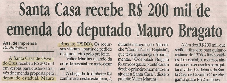 folha regional - 10 12 11 - santa casa