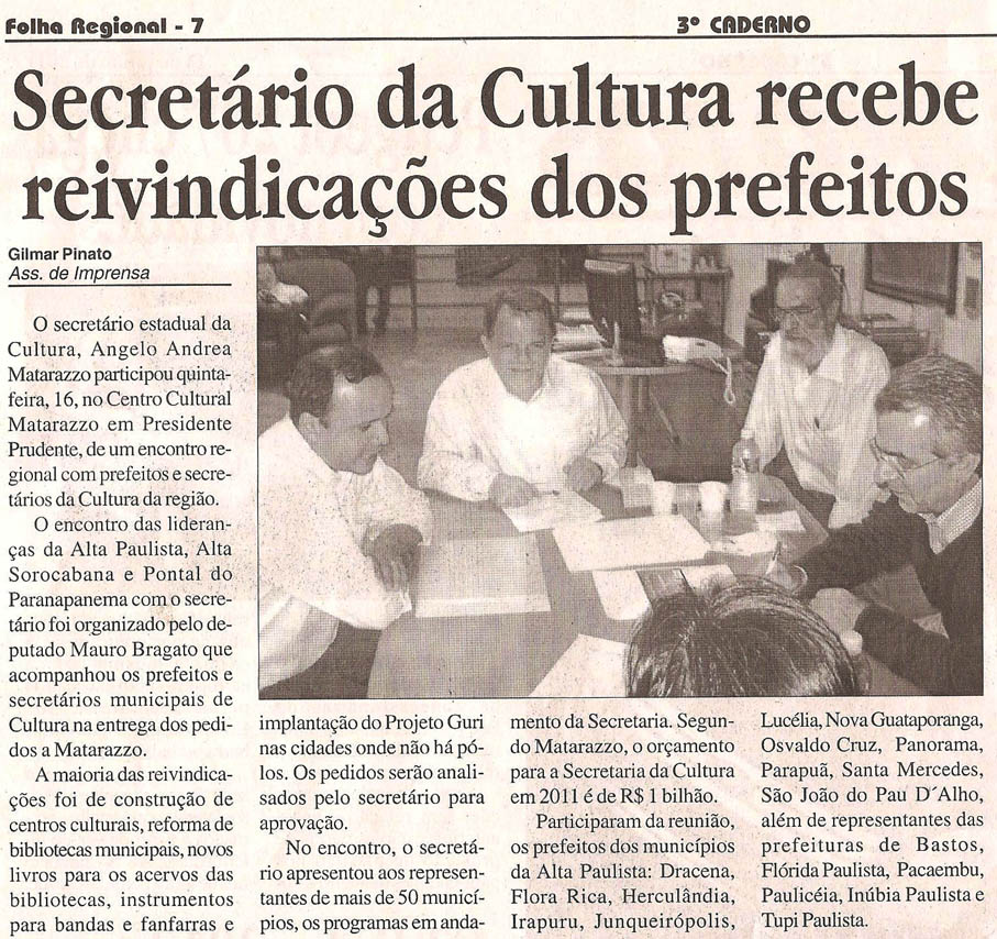folha regional - 18 06 11 - cultura