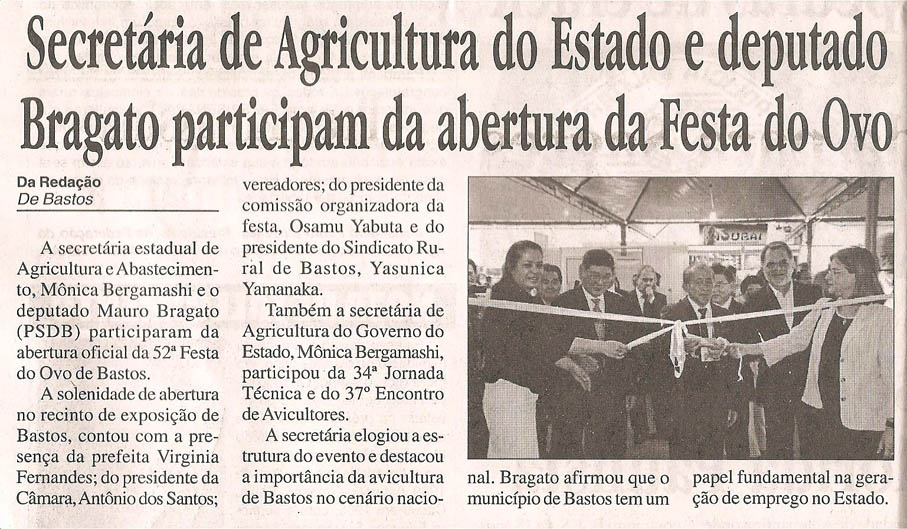 folha regional - 23 07 11 - Secretária agricultura