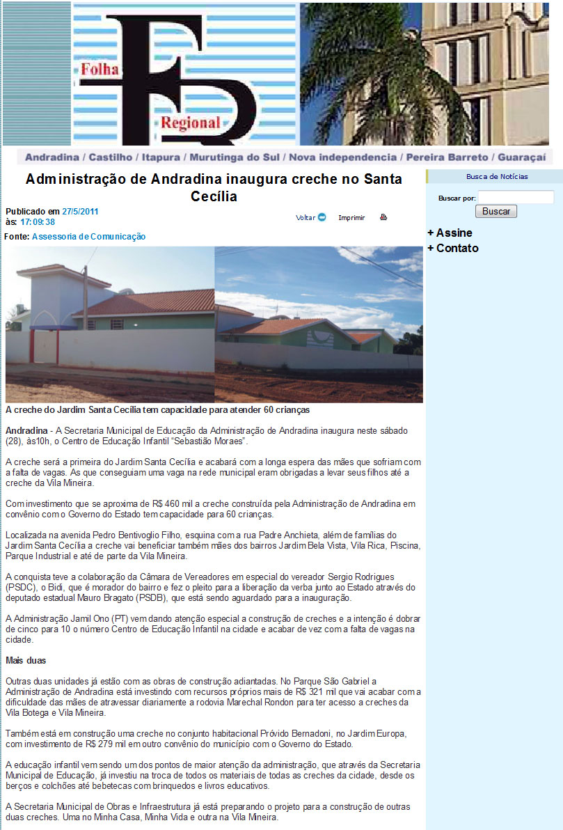 folha regional 27 05 11