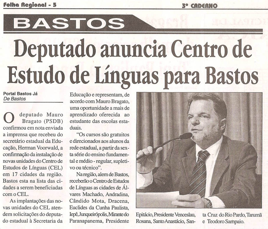folha regional - 30 07 11 - cel