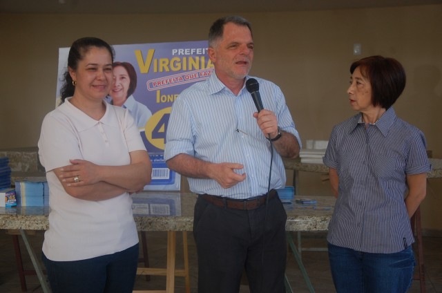 Apoio a Virgínia e Ione em Bastos