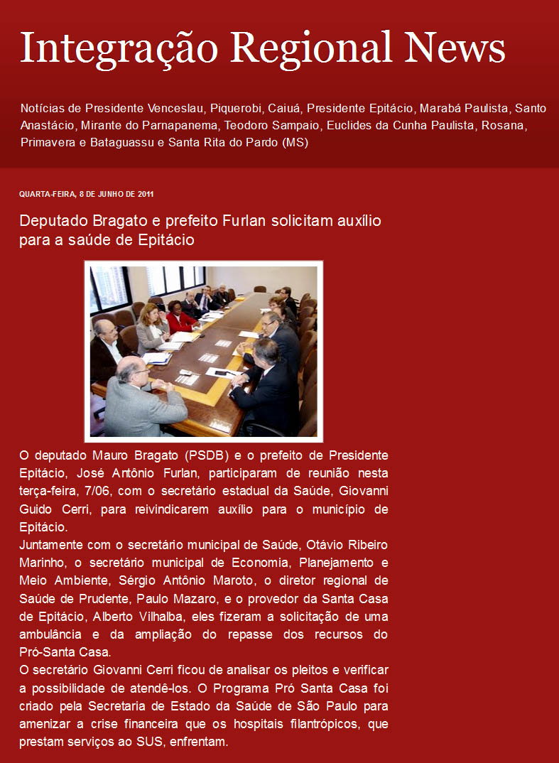 integração regional - 08 06 11