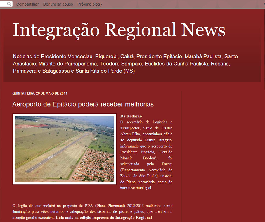 integração regional - 26 05 11