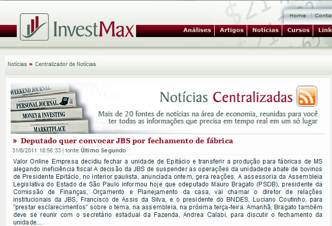 investmax - 31 08 11