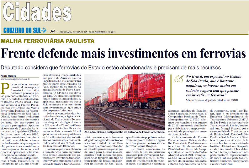 jornal cruzeiro do sul - 22 11 11