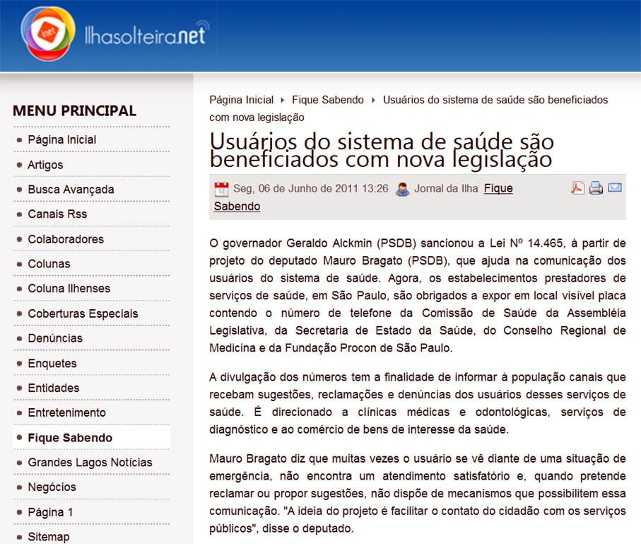 jornal da ilha 06 06 11