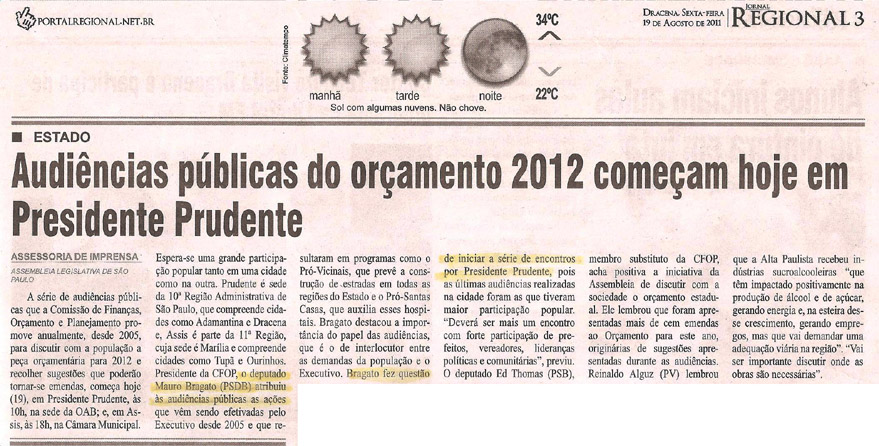 jornal regional - 19 08 11