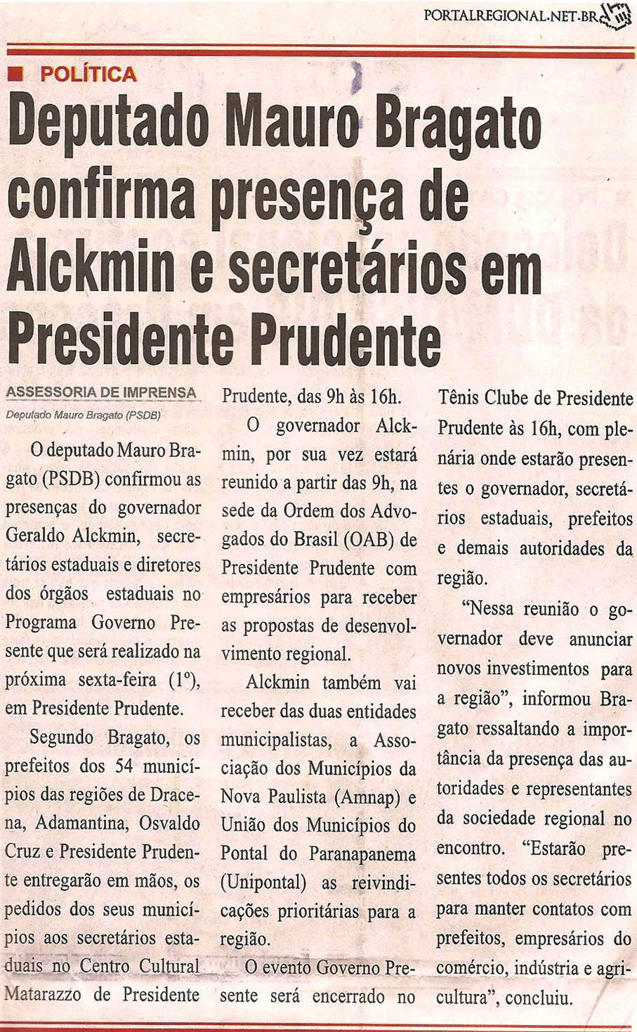 jornal regional - 29 06 11