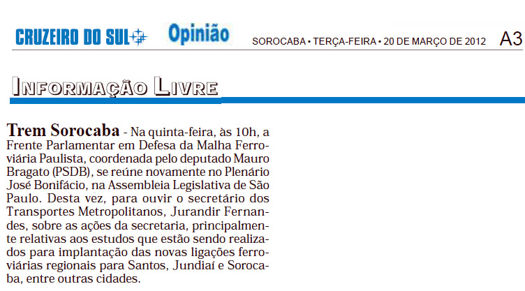 cruzeiro do sul - 20 03 12