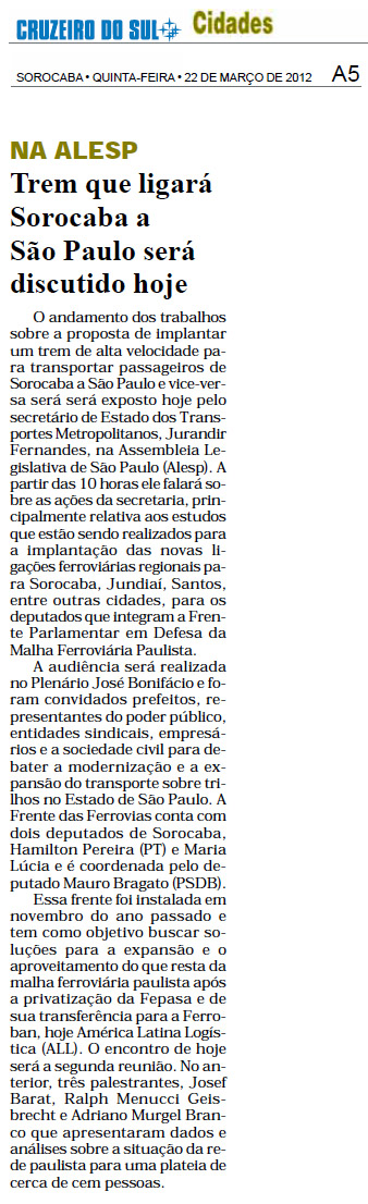 cruzeiro do sul - 22 03 12