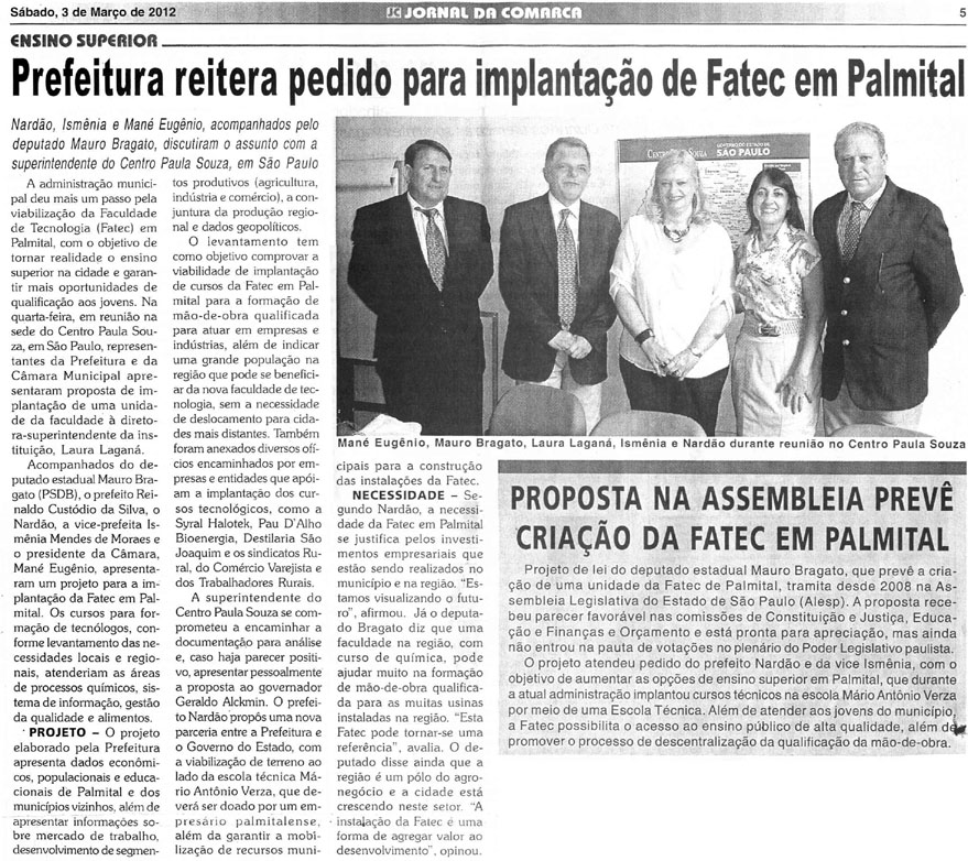 jornal da comarca - 03 03 12 - reitera