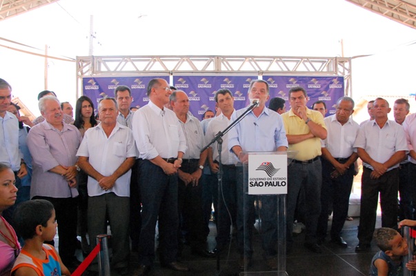 Bragato com Alckmin em inaugura??es  na Alta Paulista