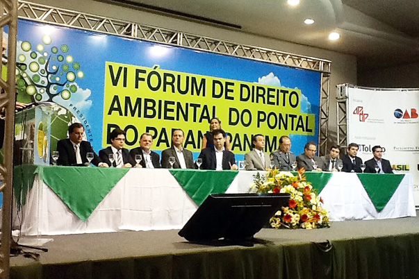 Deputado Mauro Bragato participa do VI F?rum Ambiental do Paranapanema