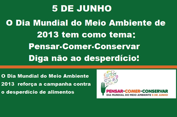 DIA MUNDIAL DO MEIO AMBIENTE