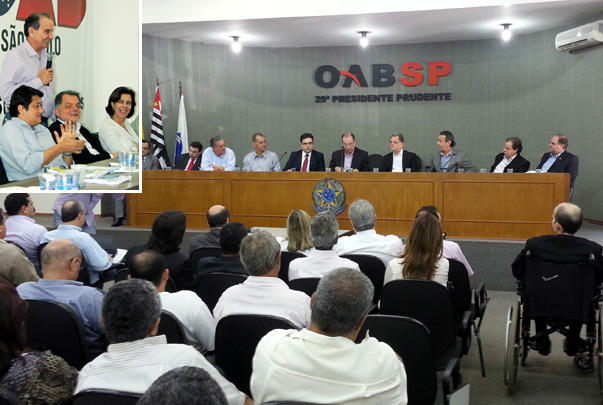 Senador Aloysio Nunes nas cidades de Prudente, Assis e Ourinhos