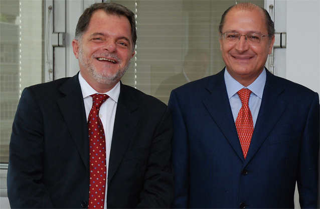 Bragato e Alckmin: recupera??o de rodovias no oeste do estado