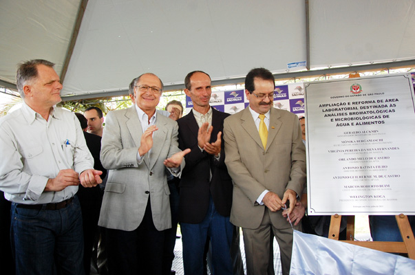 Bragato com Alckmin na abertura da Festa do Ovo em Bastos