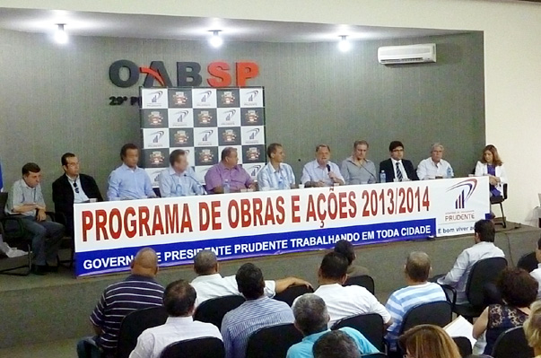 Presidente Prudente: investimento de R$ 180 milh?es em obras e benef?cios