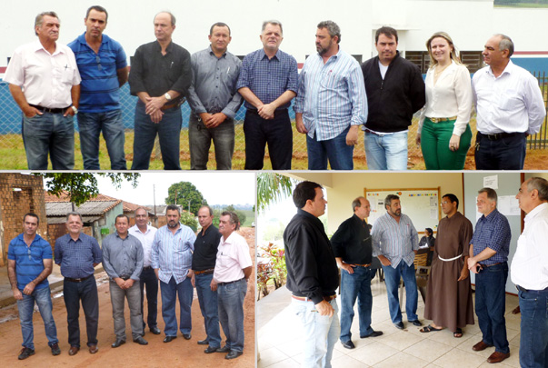 Deputado Mauro Bragato visita bairros de ?lvares Machado