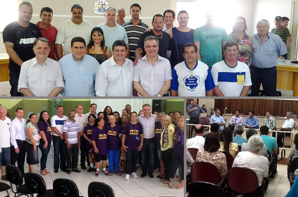 Visita do presidente da Assembleia Legislativa ? regi?o de Prudente