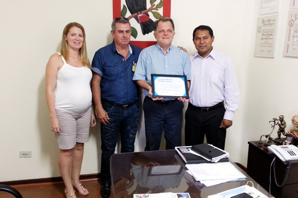 Homenagem da Guarda Mirim de Presidente Epit?cio ao deputado Bragato