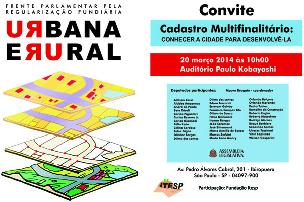 Frente pela Regulariza??o Fundi?ria debate o Cadastro Multifinalit?rio