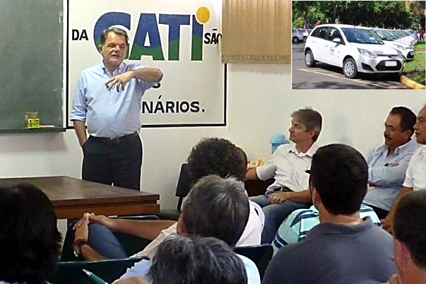 Secretaria da Agricultura entrega ve?culos para a Cati