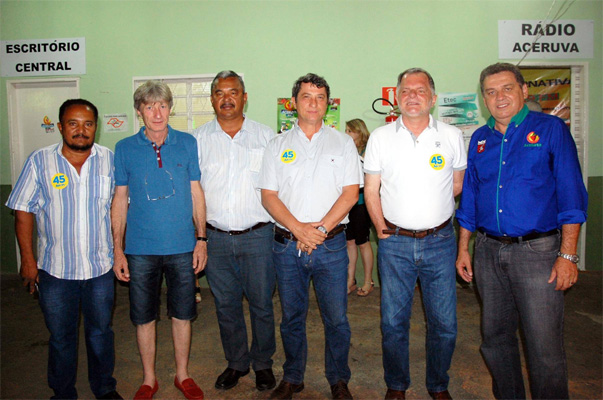 Deputado Mauro Bragato visita a 16? Aceruva em Junqueir?polis