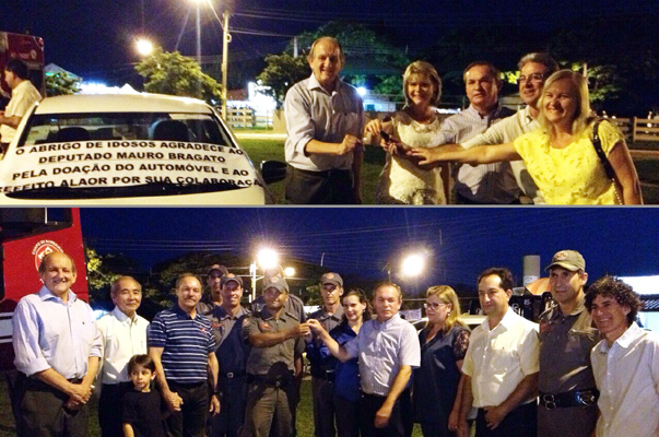Santo Anast?cio recebe ve?culos viabilizados pelo deputado Bragato
