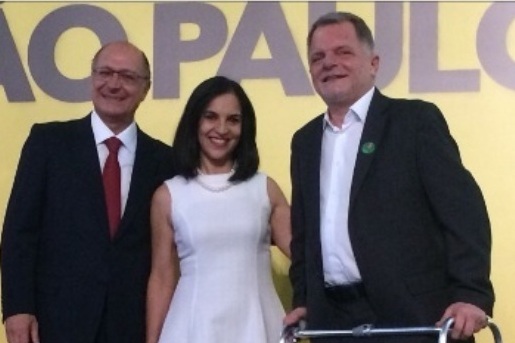 Bragato  participa da posse do governador  Alckmin