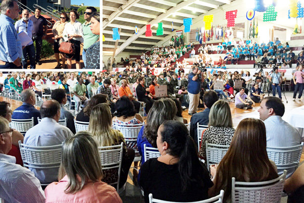 Bragato participa da abertura dos JORI e faz visitas, em Ourinhos