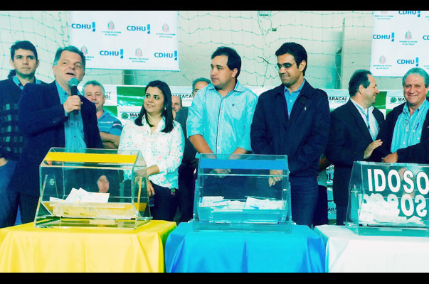 Deputado Bragato participa de sorteio de casas da CDHU em Maraca?