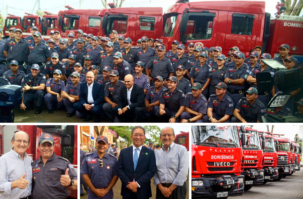 Governador entrega viaturas e equipamentos para Bombeiros do Estado