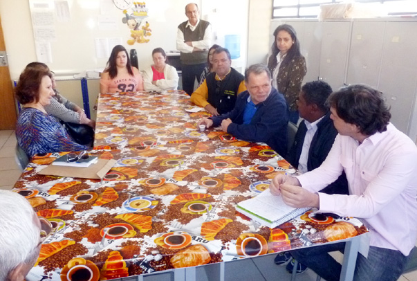 Visita ? Escola Estadual do Jardim Humberto Salvador, em Prudente