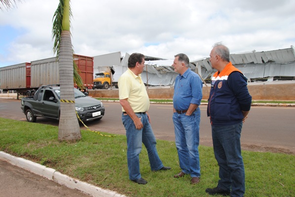 Deputado e coordenador da Defesa Civil visitam cidades atingidas por tempestades