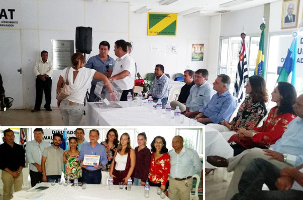 Entrega de casas e documenta??o de interesse tur?stico, em Rosana