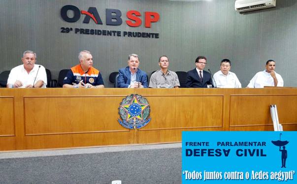 Frente Parlamentar da Defesa Civil se mobiliza contra o Aedes aegypti